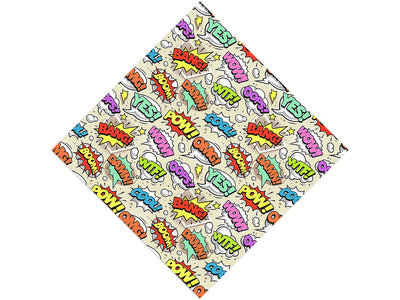 Boom Pow Gaming Vinyl Wrap Pattern