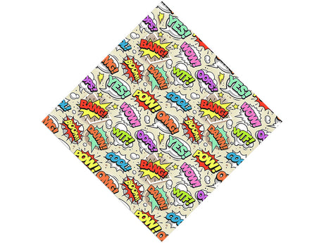 Boom Pow Gaming Vinyl Wrap Pattern