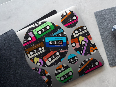 boombox ready music DIY Laptop Stickers