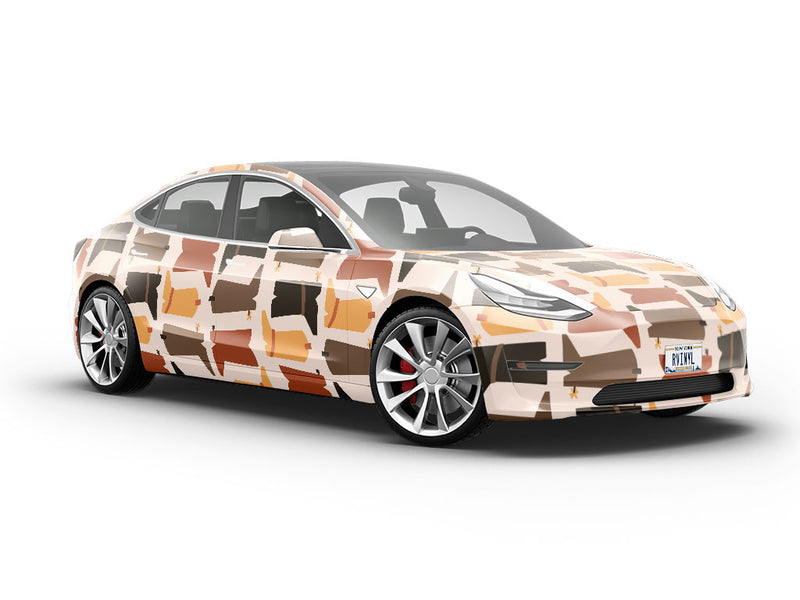 Boot Selection Cowboy Vehicle Vinyl Wrap