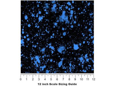 Boot Splash Paint Splatter Vinyl Film Pattern Size 12 inch Scale~Rwraps Boot Splash Paint Splatter Sizing Chart~2