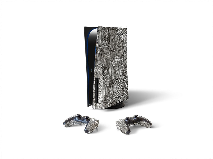 boring class abstract geometric Sony PS5 DIY Skin