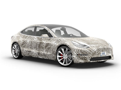 Boring Class Abstract Vehicle Vinyl Wrap