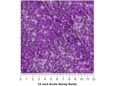 Born Purple Gemstone Vinyl Film Pattern Size 12 inch Scale~Rwraps Born Purple Gemstone Sizing Chart~2