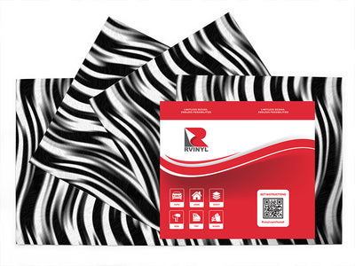 borracha zebra animal print Craft Vinyl Sheet Pack
