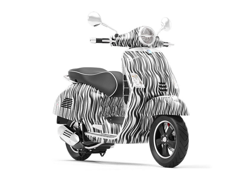 Borracha Zebra Vespa Scooter Wrap Film
