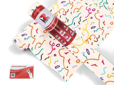 borrowed string abstract geometric Craft Vinyl Roll