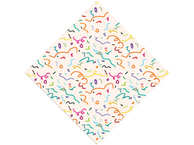 Borrowed String Abstract Vinyl Wrap Pattern