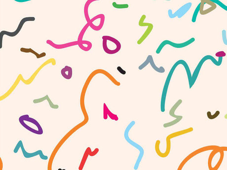 Borrowed String Abstract Vinyl Wrap Pattern~Rwraps Series 914 Digitally Printed Vinyl Wrap~0