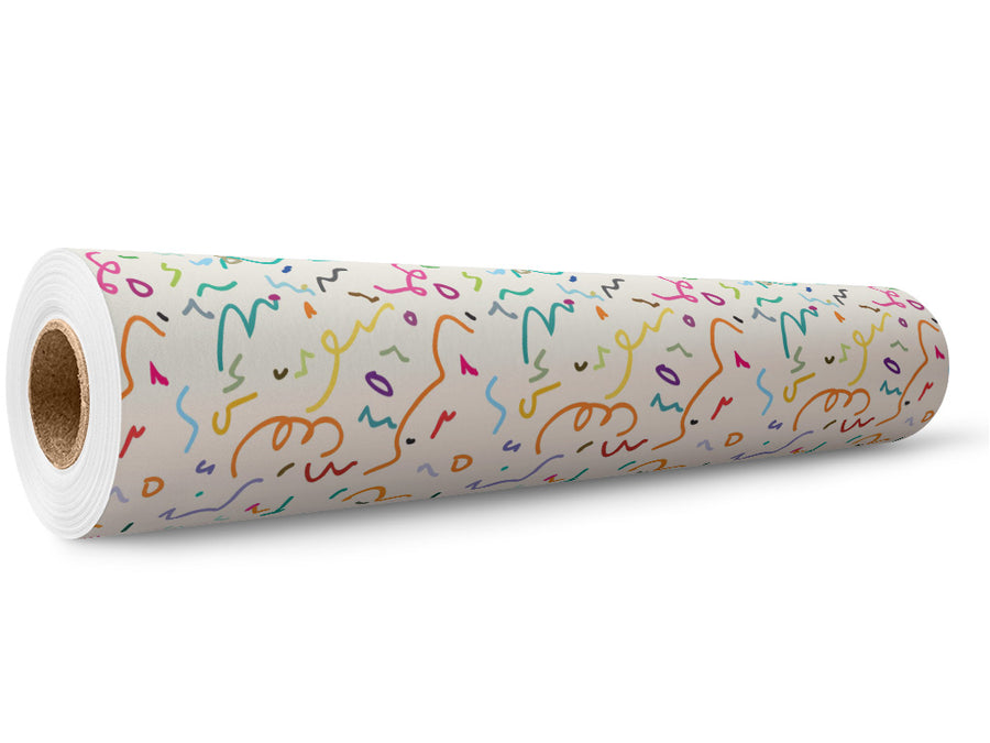 Borrowed String Abstract Wrap Film Wholesale Roll~Rwraps Series 914 Digitally Printed Vinyl Roll~5