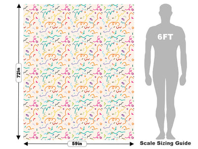 Borrowed String Abstract Vehicle Wrap Scale~Rwraps Series 914 Borrowed String Abstract Measurements~1