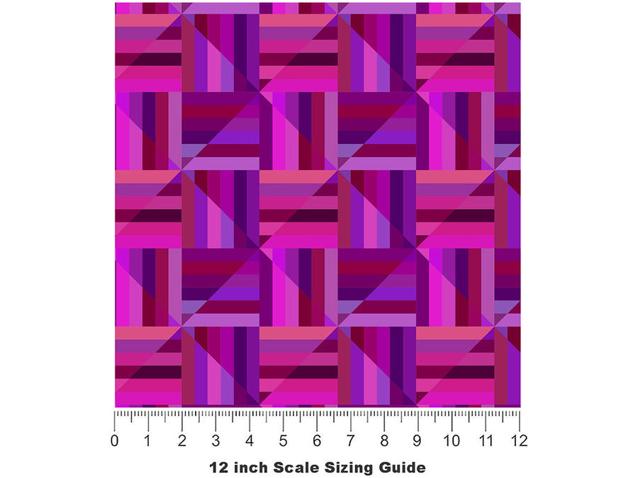 Boss Jokes Mosaic Vinyl Film Pattern Size 12 inch Scale~Rwraps Boss Jokes Mosaic Sizing Chart~2