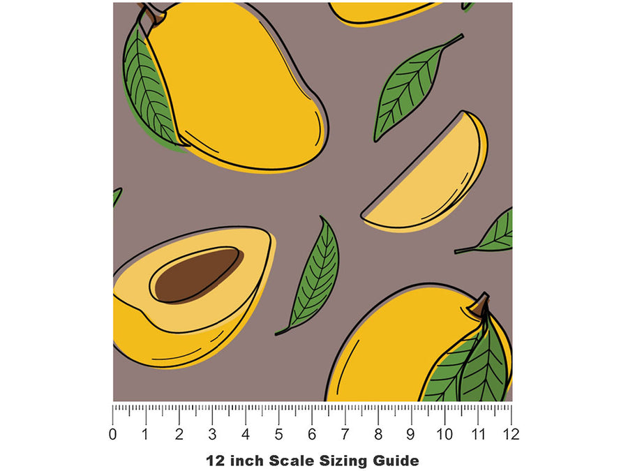 Bottomless Pit Fruit Vinyl Film Pattern Size 12 inch Scale~Rwraps Bottomless Pit Fruit Sizing Chart~2