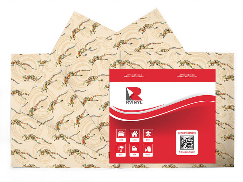 bounding away animal Craft Vinyl Sheet Pack