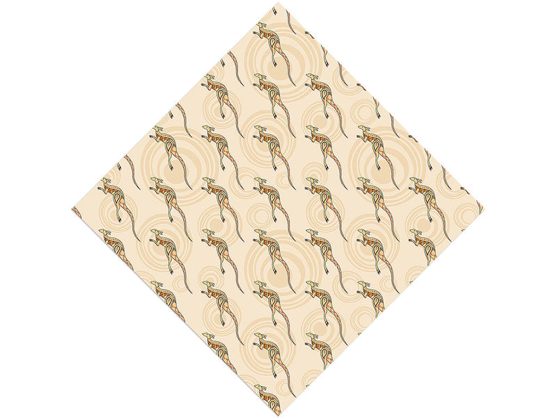 Bounding Away Animal Vinyl Wrap Pattern
