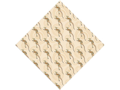 Bounding Away Animal Vinyl Wrap Pattern