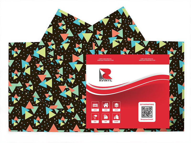 bowling alley mosaic Craft Vinyl Sheet Pack