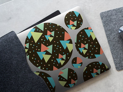 bowling alley mosaic DIY Laptop Stickers