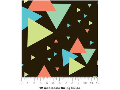 Bowling Alley Mosaic Vinyl Film Pattern Size 12 inch Scale~Rwraps Bowling Alley Mosaic Sizing Chart~2