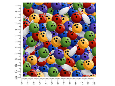 bowling practice sport 1ft x 1ft Craft Sheets