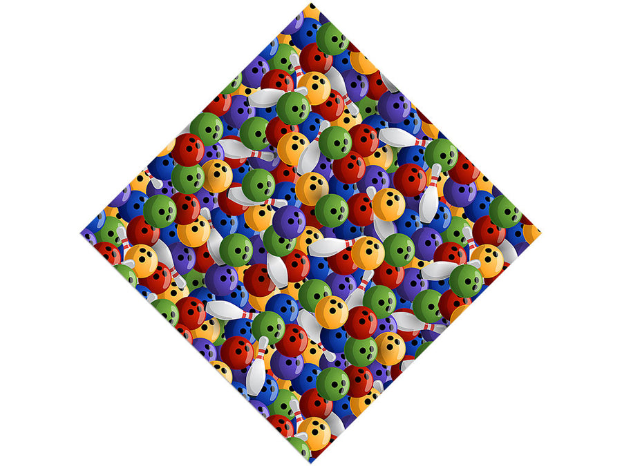 Bowling Practice Sport Vinyl Wrap Pattern