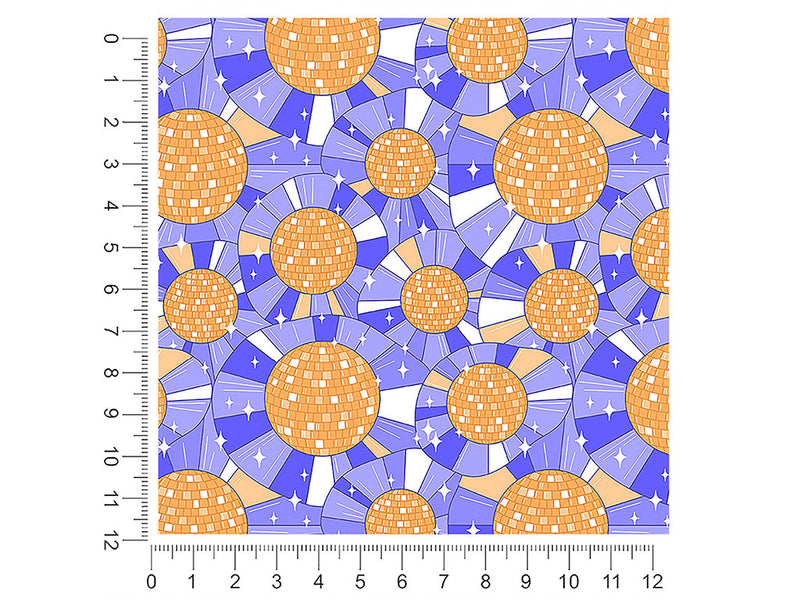 boys disco mosaic 1ft x 1ft Craft Sheets