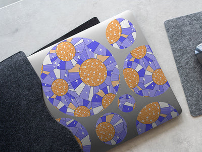boys disco mosaic DIY Laptop Stickers