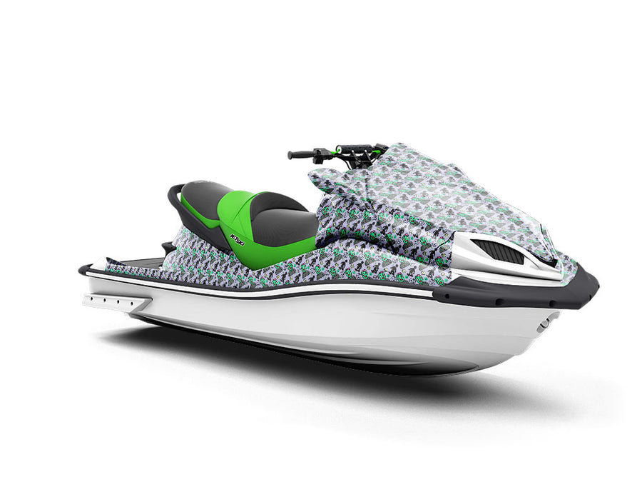Brain Dead Zombie Jet Ski Vinyl Customized Wrap