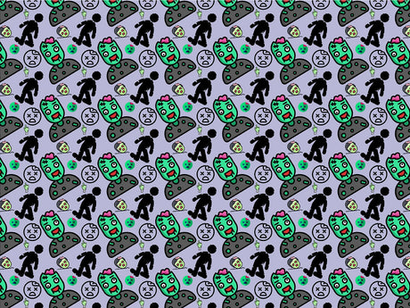 Brain Dead Zombie Vinyl Wrap Pattern~Rwraps Series 914 Digitally Printed Vinyl Wrap~0