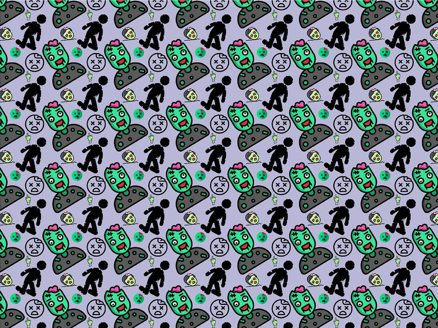 Brain Dead Zombie Vinyl Wrap Pattern~Rwraps Series 914 Digitally Printed Vinyl Wrap~0