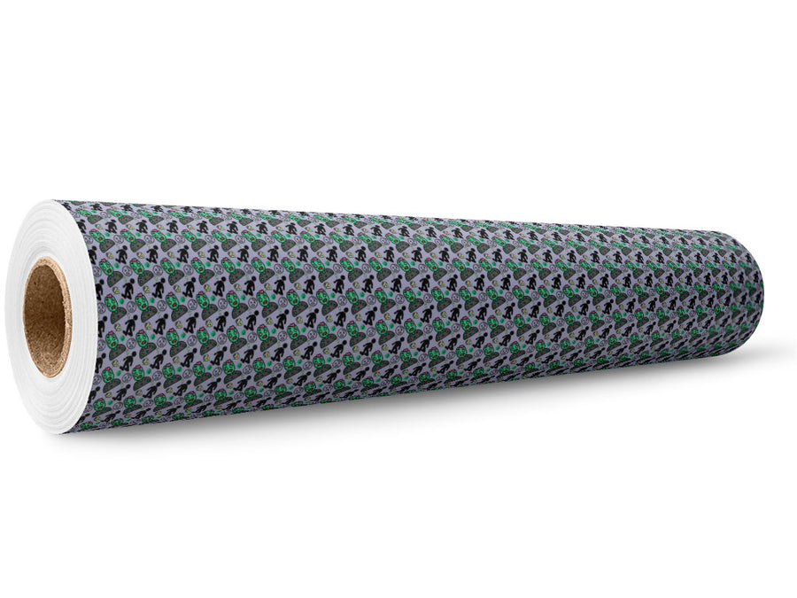Brain Dead Zombie Wrap Film Wholesale Roll~Rwraps Series 914 Digitally Printed Vinyl Roll~5