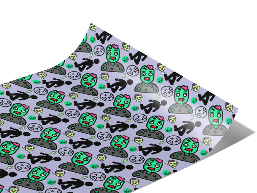 Brain Dead Zombie Vinyl Wraps~Rwraps Series 914 Digitally Printed Vinyl Wrap~0