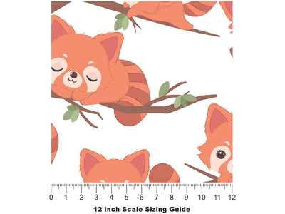 Branch Naps Animal Vinyl Film Pattern Size 12 inch Scale~Rwraps Branch Naps Animal Sizing Chart~2