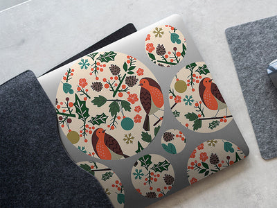 branch observations bird DIY Laptop Stickers
