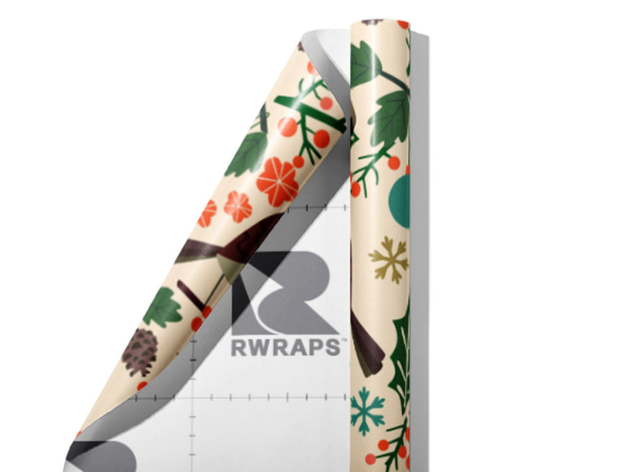 Branch Observations Birds Wrap Film Sheets~Rwraps Series 914 Branch Observations Birds Scrolled Sheet~3