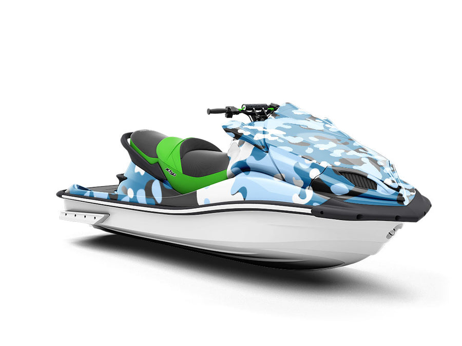 Brandeis Multicam Camouflage Jet Ski Vinyl Customized Wrap