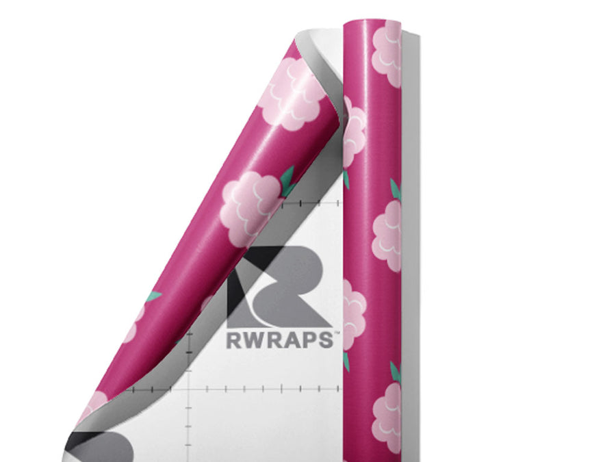 Brandywine Quench Fruit Wrap Film Sheets~Rwraps Series 914 Brandywine Quench Fruit Scrolled Sheet~3