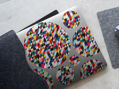 brash hodgepodge mosaic DIY Laptop Stickers
