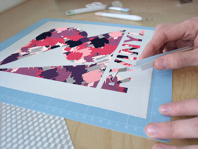 bratty backtalk abstract geometric Easy Weed Craft Vinyl