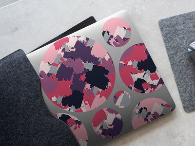 bratty backtalk abstract geometric DIY Laptop Stickers