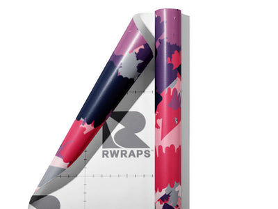 Bratty Backtalk Abstract Wrap Film Sheets~Rwraps Series 914 Bratty Backtalk Abstract Scrolled Sheet~3