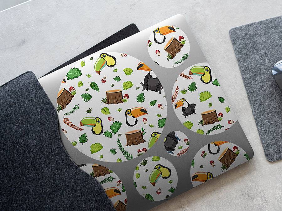 brazilian jungle bird DIY Laptop Stickers