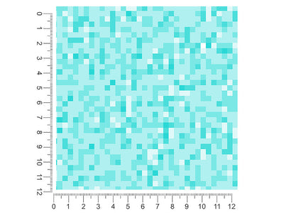 breakfast at tiffany pixel 1ft x 1ft Craft Sheets