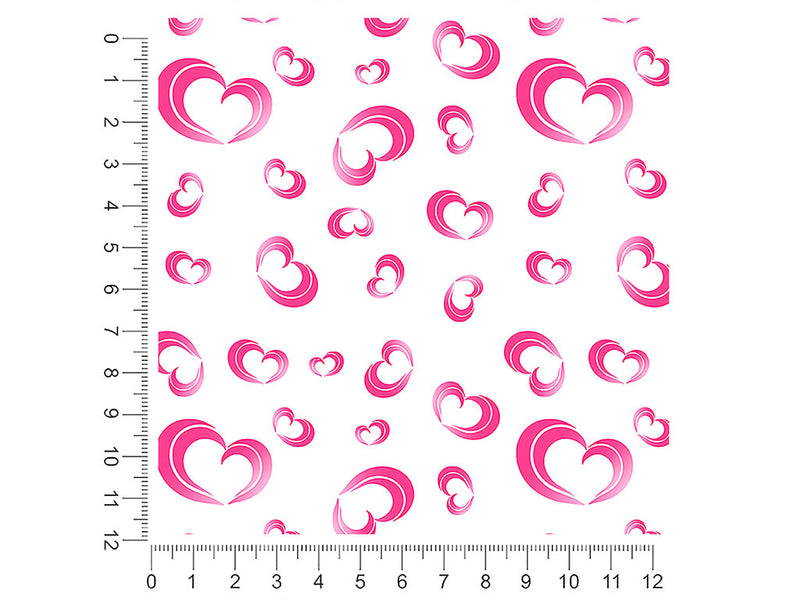 breezy romance heart 1ft x 1ft Craft Sheets