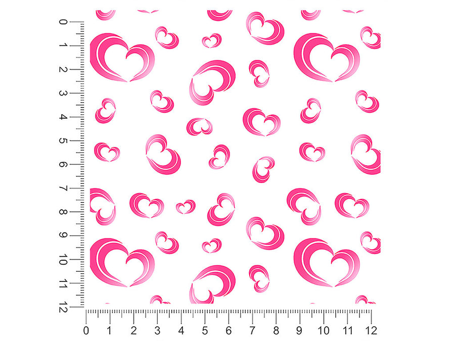 breezy romance heart 1ft x 1ft Craft Sheets