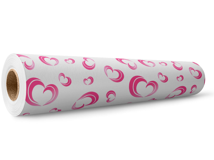 Breezy Romance Heart Wrap Film Wholesale Roll~Rwraps Series 914 Digitally Printed Vinyl Roll~5