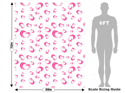 Breezy Romance Heart Vehicle Wrap Scale~Rwraps Series 914 Breezy Romance Heart Measurements~1