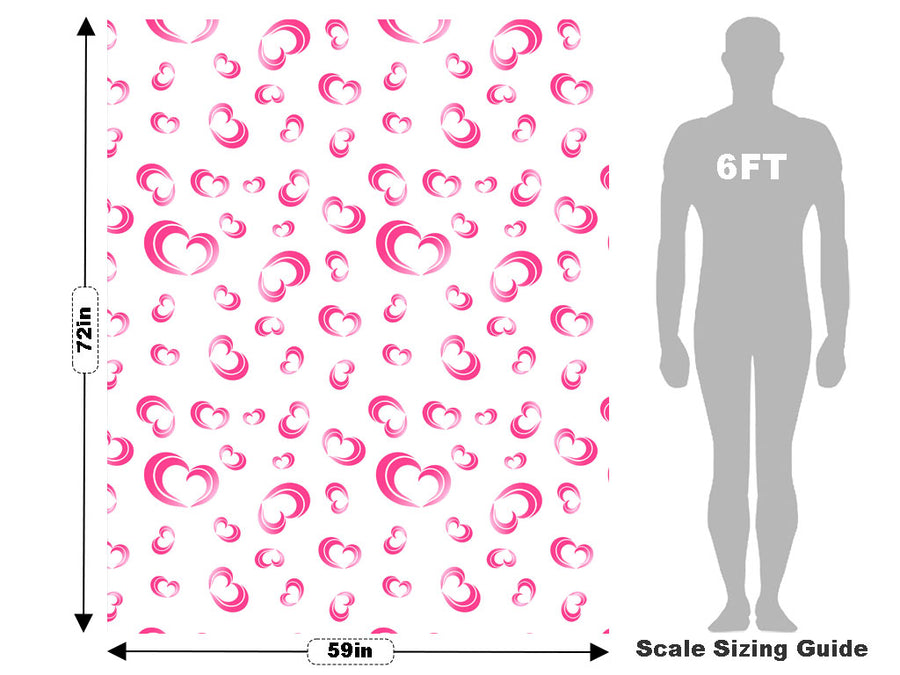 Breezy Romance Heart Vehicle Wrap Scale~Rwraps Series 914 Breezy Romance Heart Measurements~1