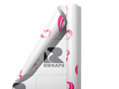 Breezy Romance Heart Wrap Film Sheets~Rwraps Series 914 Breezy Romance Heart Scrolled Sheet~3