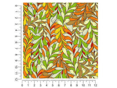 briar moss floral 1ft x 1ft Craft Sheets